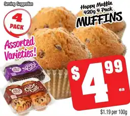 Farmer Jack's Happy Muffin offer