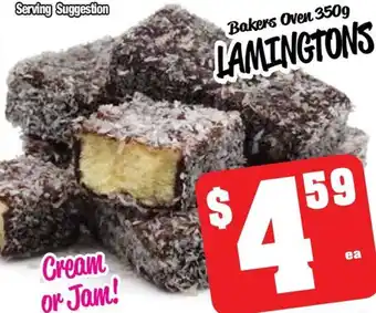 Farmer Jack's Bakers oven lamingtons offer