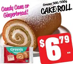 Farmer Jack's Greens cake roll offer