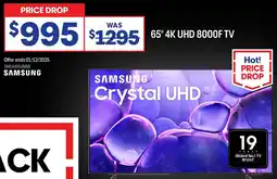 Officeworks 65" 4K UHD 8000F TV offer