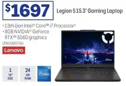 Officeworks Legion 515.3" Gaming Laptop offer