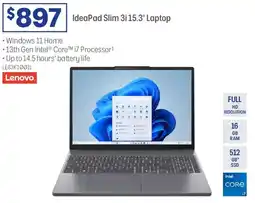 Officeworks IdeaPad Slim 3i 15.3" Laptop offer