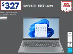 Officeworks IdeaPad Slim 3i 15.6" Laptop offer