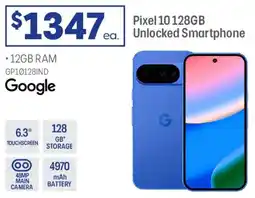 Officeworks Pixel 10 128GB Unlocked Smartphone offer