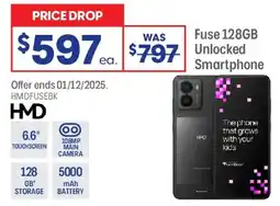 Officeworks Fuse 128GB Unlocked Smartphone offer