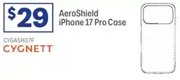 Officeworks AeroShield iPhone 17 Pro Case offer