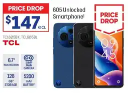 Officeworks 605 Unlocked Smartphone+ offer