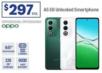 Officeworks A5 5G Unlocked Smartphone offer