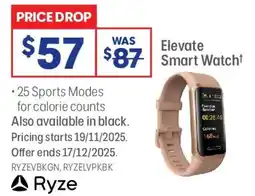 Officeworks Elevate Smart Watch offer