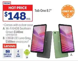 Officeworks Tab One 8.7" offer