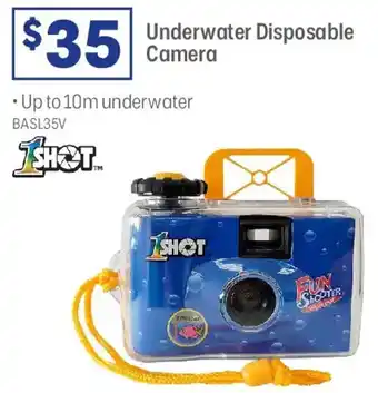 Officeworks Underwater Disposable Camera offer