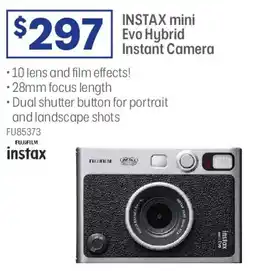 Officeworks INSTAX mini Evo Hybrid Instant Camera offer