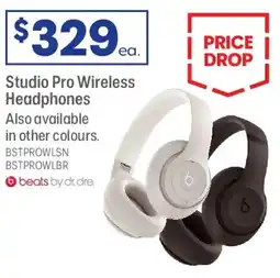 Officeworks Studio Pro Wireless Headphones offer
