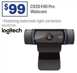 Officeworks C920 FHD Pro Webcam offer