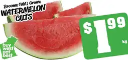 Farmer Jack's Broome grown watermelon cuts offer
