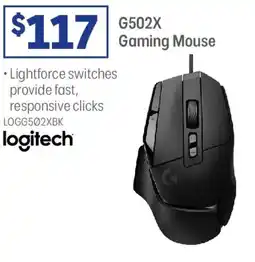Officeworks G502X Gaming Mouse offer