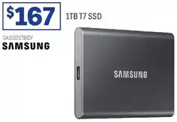 Officeworks 1TB T7 SSD offer