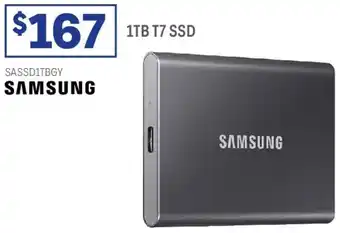 Officeworks 1TB T7 SSD offer