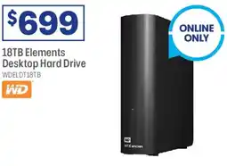 Officeworks 18TB Elements Desktop Hard Drive offer