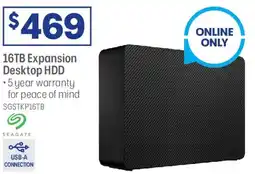 Officeworks 16TB Expansion Desktop HDD offer