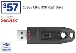Officeworks 256GB Ultra USB Flash Drive offer