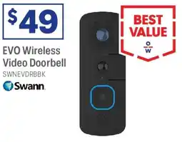 Officeworks EVO Wireless Video Doorbell offer