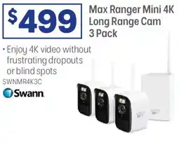 Officeworks Max Ranger Mini 4K Long Range Cam offer