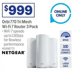Officeworks Orbi 770 Tri Mesh Wi-Fi 7 Router offer