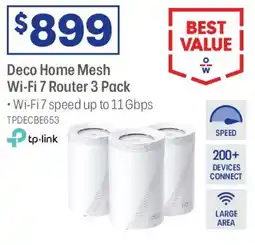 Officeworks Deco Home Mesh Wi-Fi 7 Router offer
