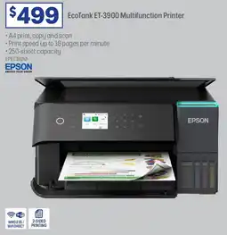Officeworks EcoTank ET-3900 Multifunction Printer offer