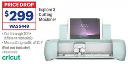 Officeworks Explore 3 Cutting Machine offer