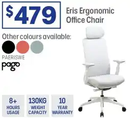 Officeworks Eris Ergonomic Office Chair offer