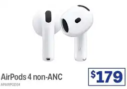 Officeworks AirPods 4 non-ANC offer