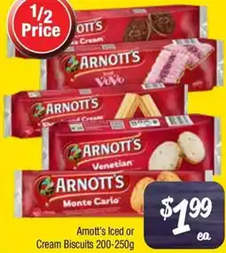 Farmer Jack's Arnott's Iced or Cream Biscuits offer