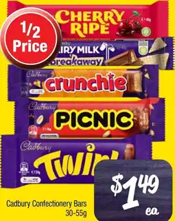 Farmer Jack's Cadbury Confectionery Bars offer