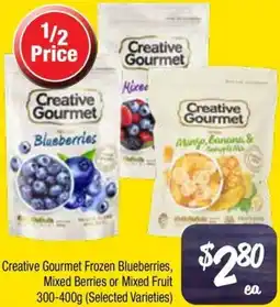 Farmer Jack's Creative Gourmet Frozen Blueberries, Mixed Berries or Mixed Fruit offer