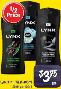 Farmer Jack's Lynx 3 in 1 Wash offer