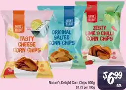 Farmer Jack's Nature's Delight Corn Chips offer