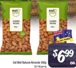 Farmer Jack's Eat Well Natural Almonds offer
