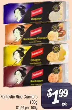 Farmer Jack's Fantastic Rice Crackers offer