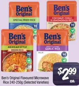 Farmer Jack's Ben's Original Flavoured Microwave Rice offer