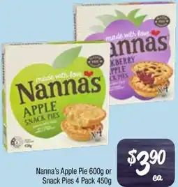Farmer Jack's Nanna's Apple Pie or Snack Pies offer