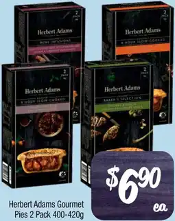 Farmer Jack's Herbert Adams Gourmet Pies offer