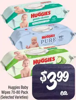 Farmer Jack's Huggies Baby Wipes offer