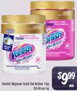 Farmer Jack's Vanish Napisan Gold Oxi Action offer