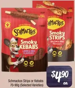 Farmer Jack's Schmackos Strips or Kebabs offer