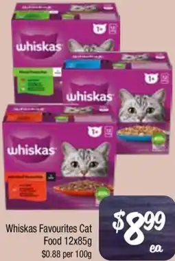 Farmer Jack's Whiskas Favourites Cat Food offer