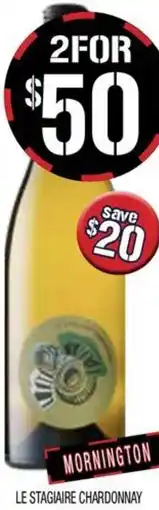 Farmer Jack's Le stagiaire chardonnay offer