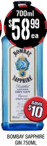 Farmer Jack's Bombay sapphire gin offer