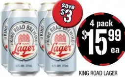 Farmer Jack's King road lager offer